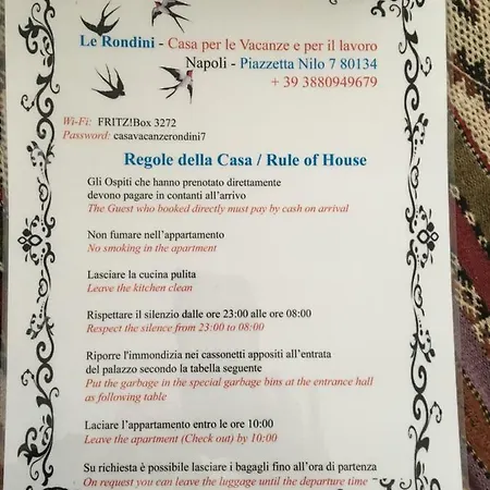 Le Rondini Della Pietrasanta Naples